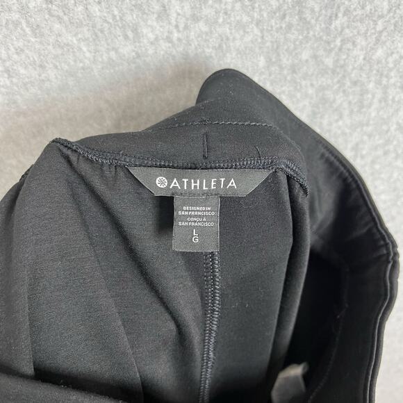 Athleta Black Allure High Rise Wide Leg Pant Size Large - Picture 9 of 10